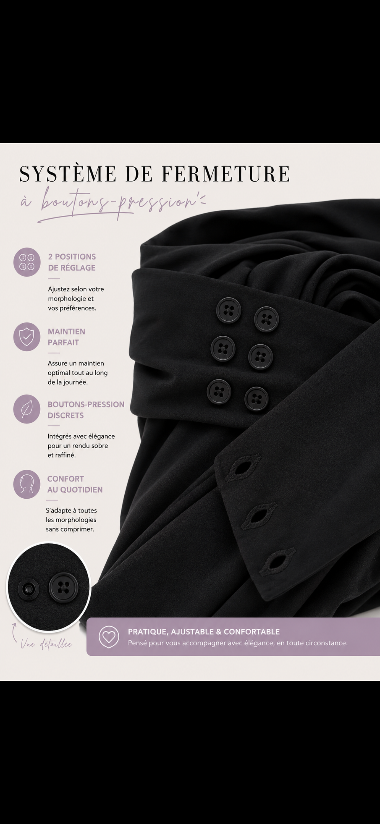 Cagoule Noir Signature Clothesbysoo ✨
