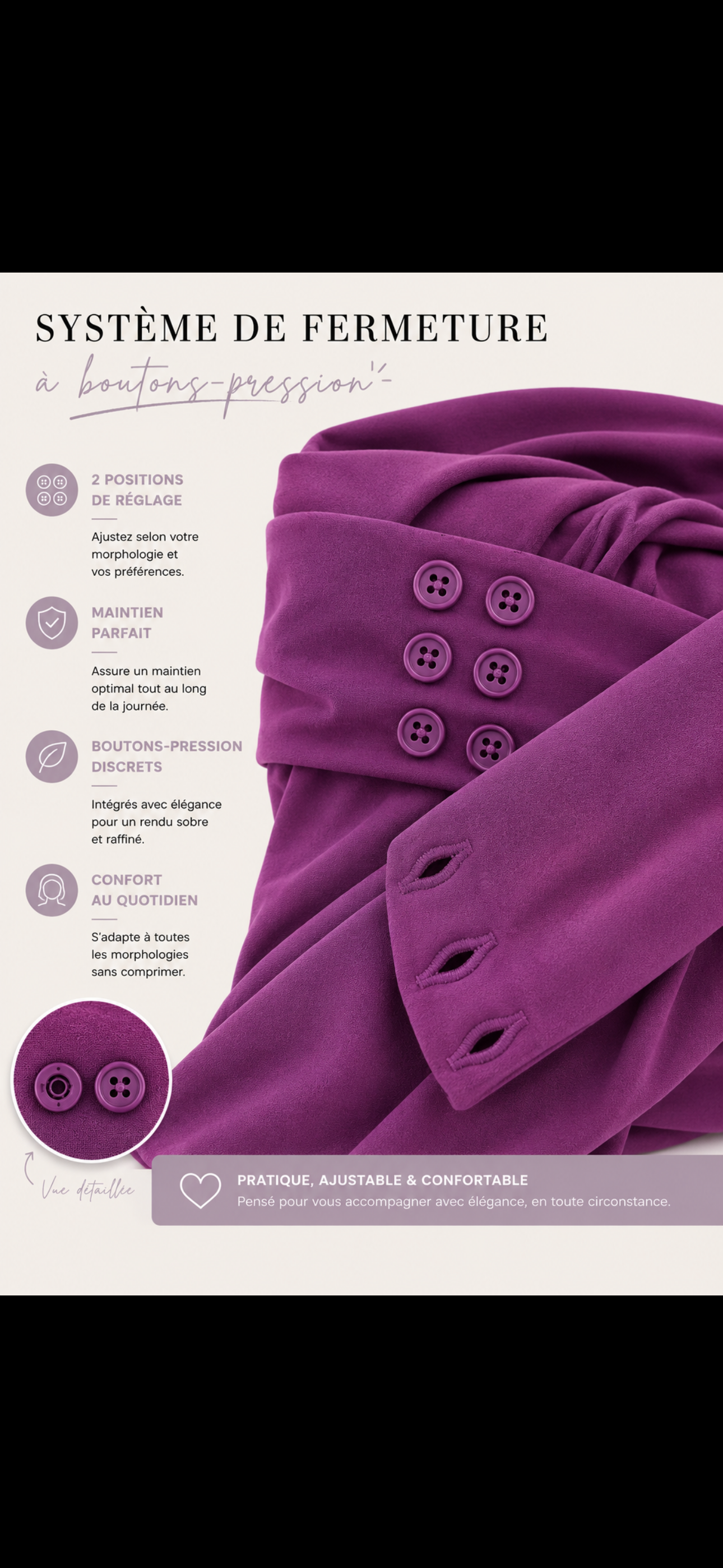 Cagoule Violet Signature Clothesbysoo ✨